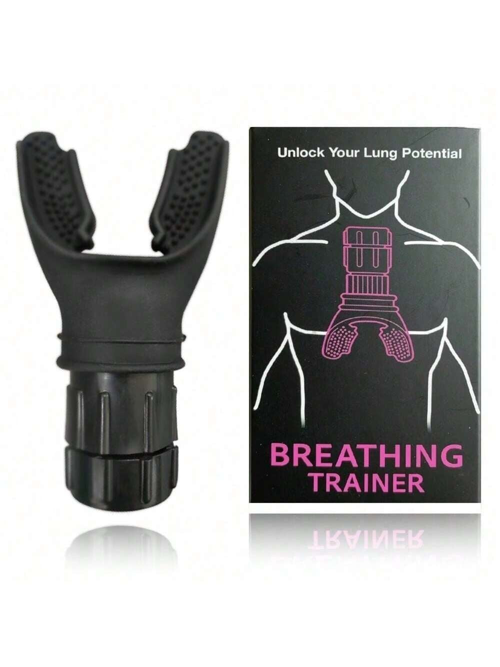 Breathing Trainer Lung Respirator Fitness Equipment Respiratory Exercise UK.